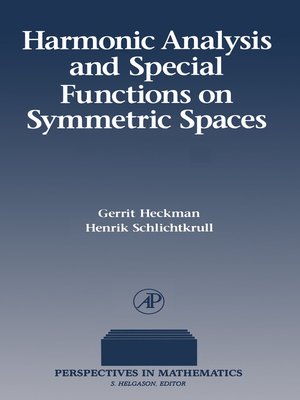 cover image of Harmonic Analysis and Special Functions on Symmetric Spaces